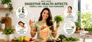 Why Your Digestive Health Affects Energy, Skin, Sleep and Hormones